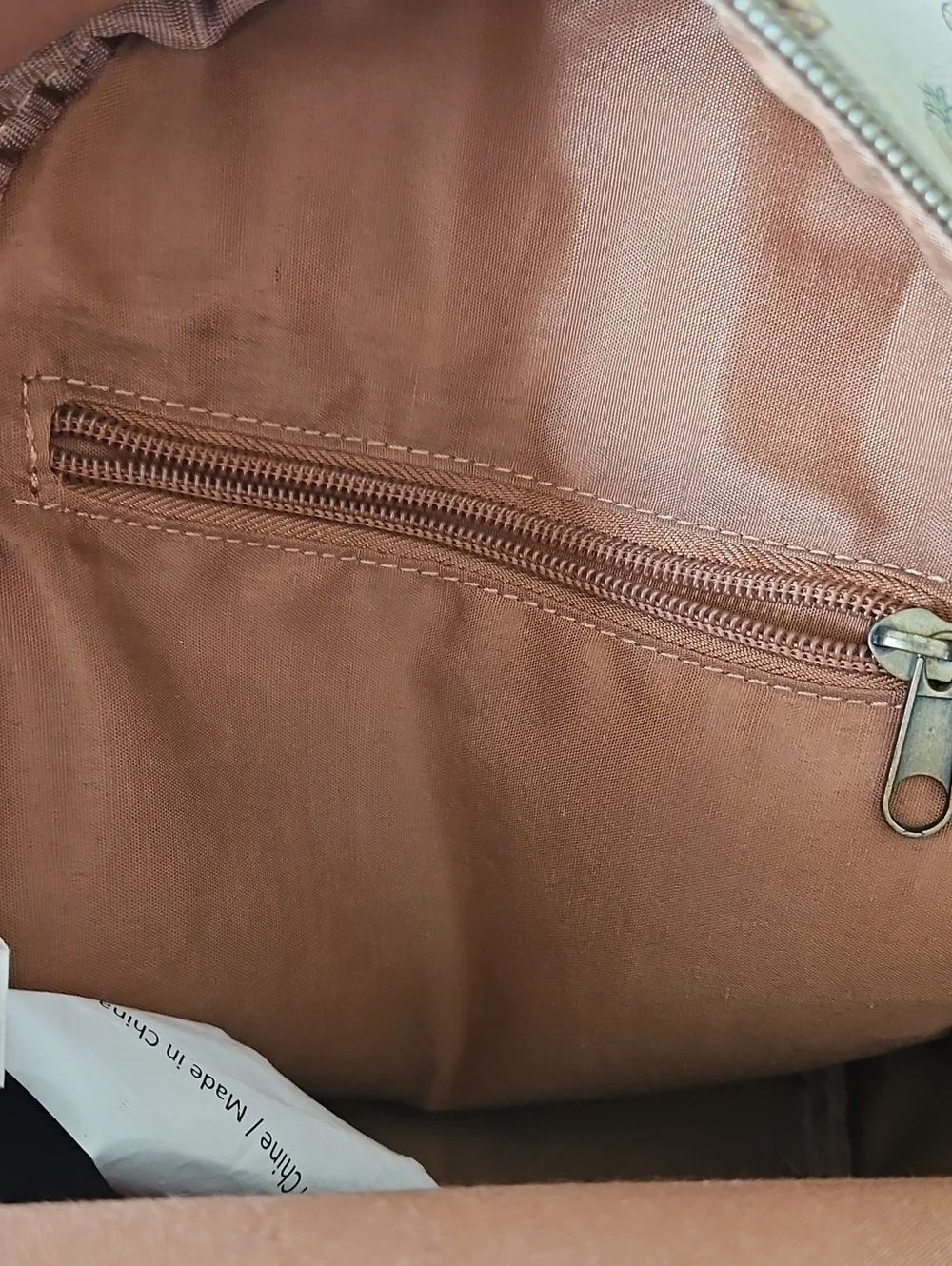Loungefly‎ Cream and Tan Pineapple Stitch Mini Backpack